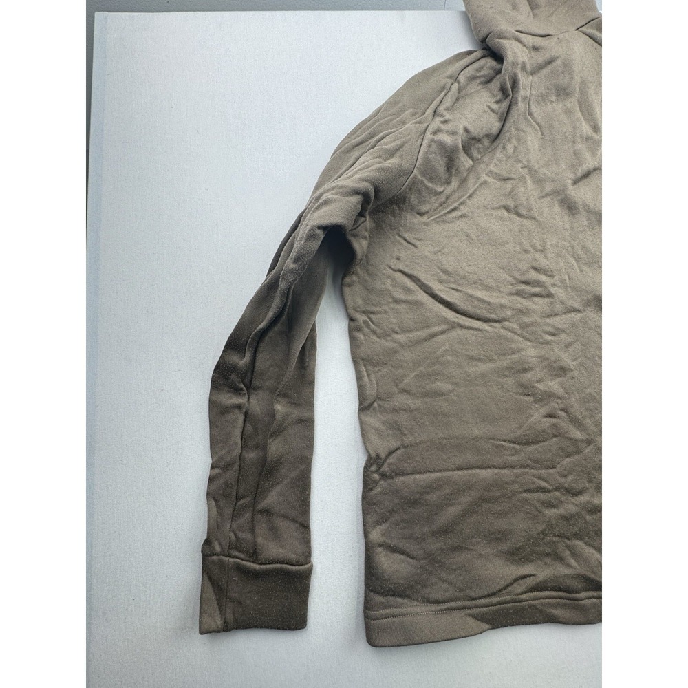 Military Shirt Mens Medium Undershirt Cold Weather Fleece Brown Sekri 1/4 Zip - Picture 13 of 15
